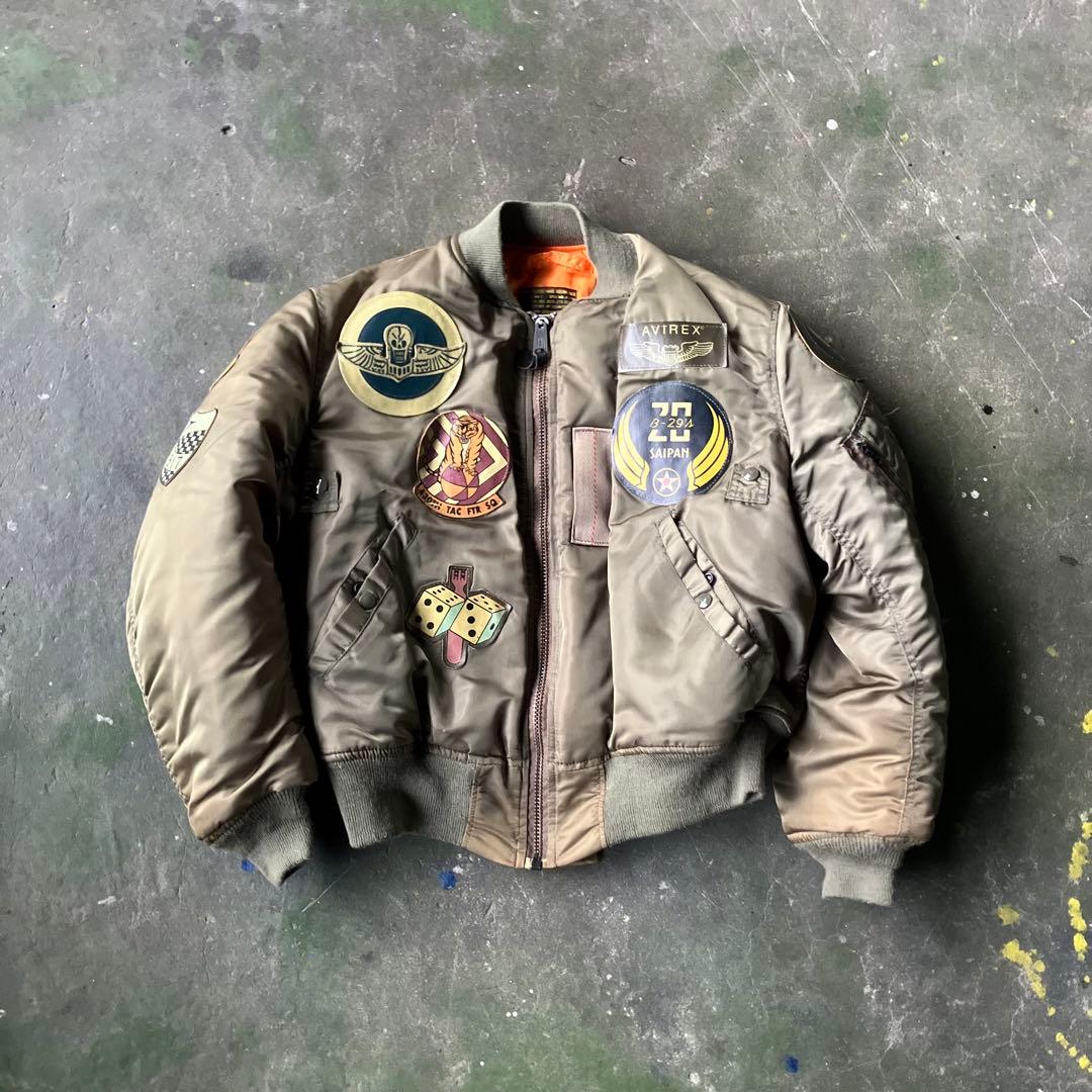 AVIREX MA-1 長渕剛着用　トップガン　フライトジャケット　usa製