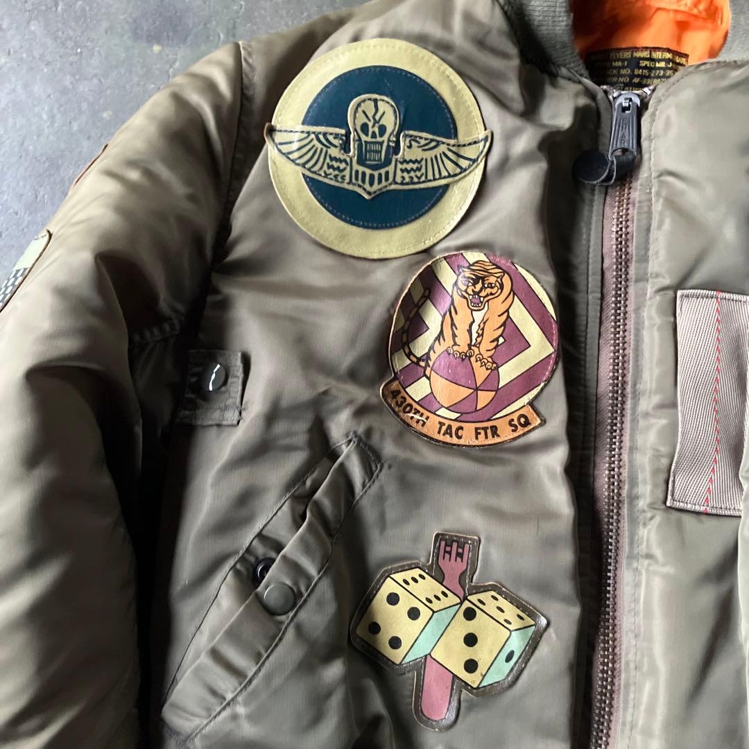 AVIREX MA-1 長渕剛着用　トップガン　フライトジャケット　usa製