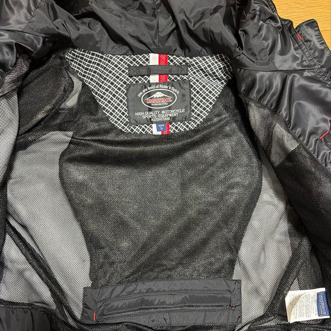 クシタニアロフトフードジャケット　バイクウエア 紺色
