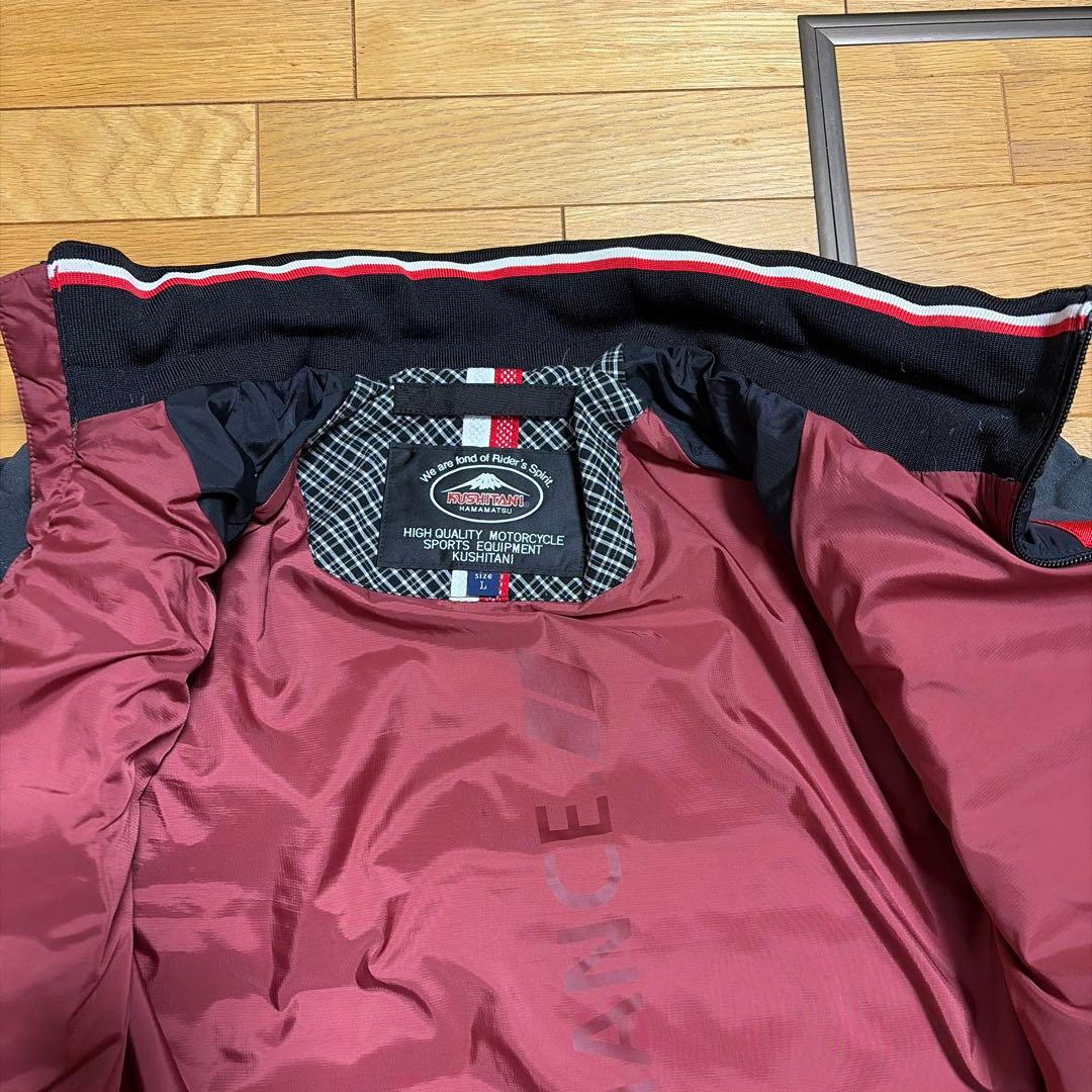 クシタニアロフトフードジャケット　バイクウエア 紺色