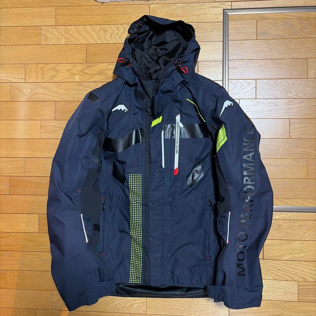 クシタニアロフトフードジャケット　バイクウエア 紺色