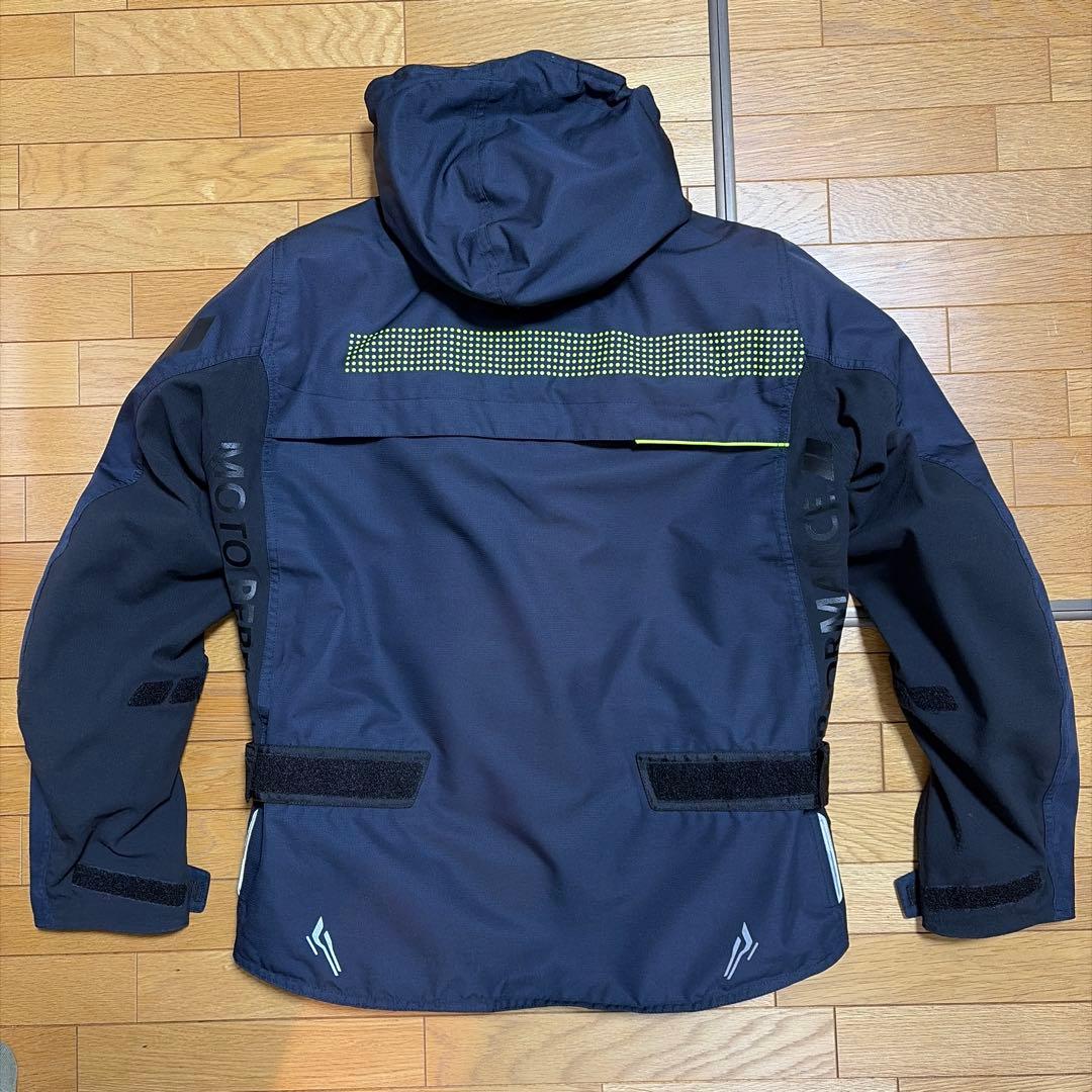 クシタニアロフトフードジャケット　バイクウエア 紺色