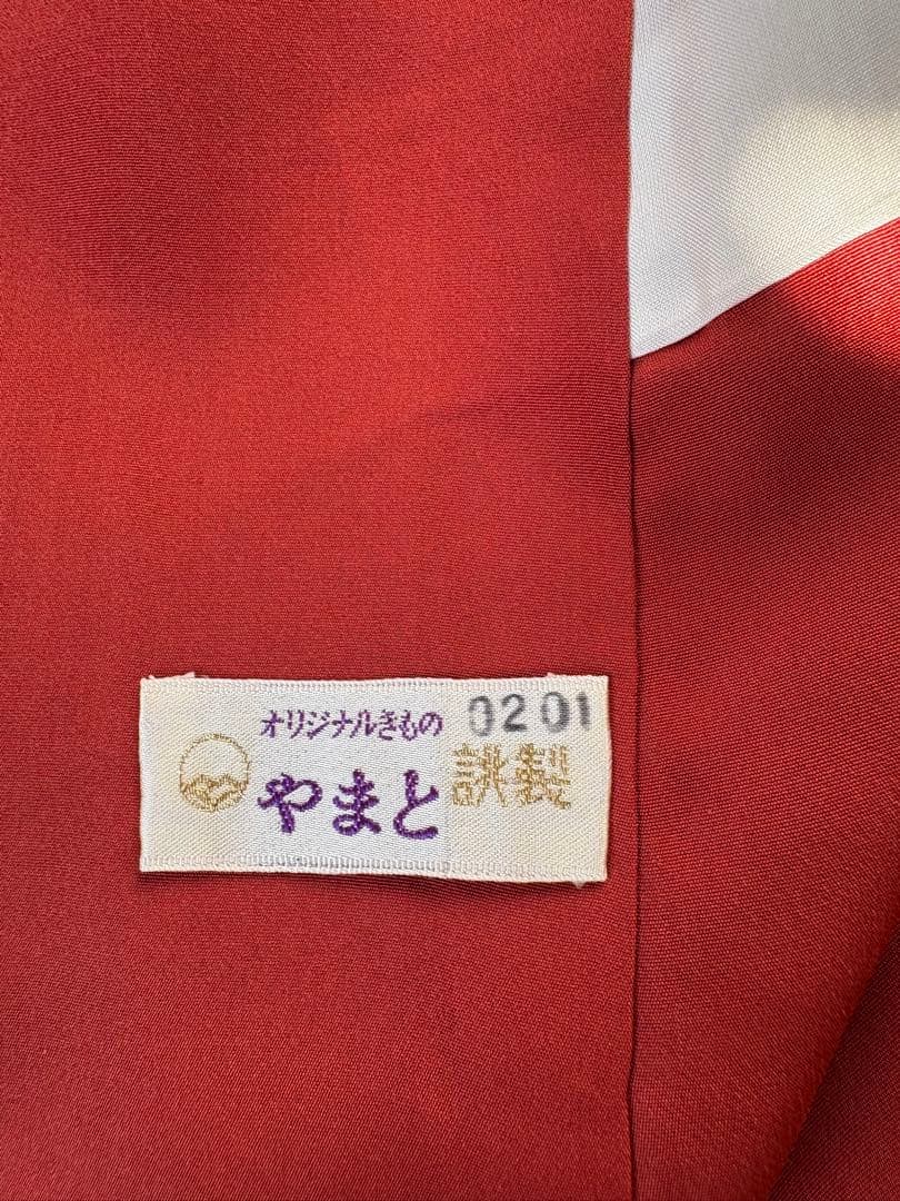 ❤️袷小紋正絹鬼シボ縮緬　やまと謹製新品保管　新品畳紙付き