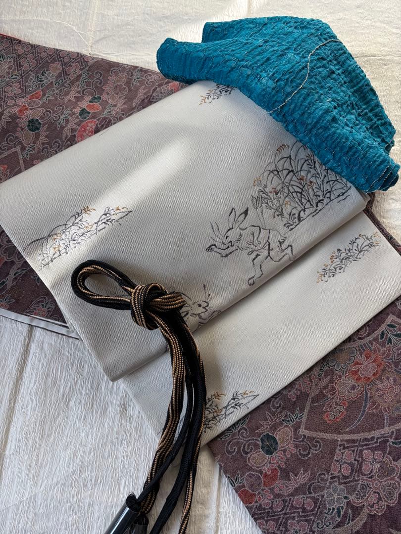 ❤️袷小紋正絹鬼シボ縮緬　やまと謹製新品保管　新品畳紙付き