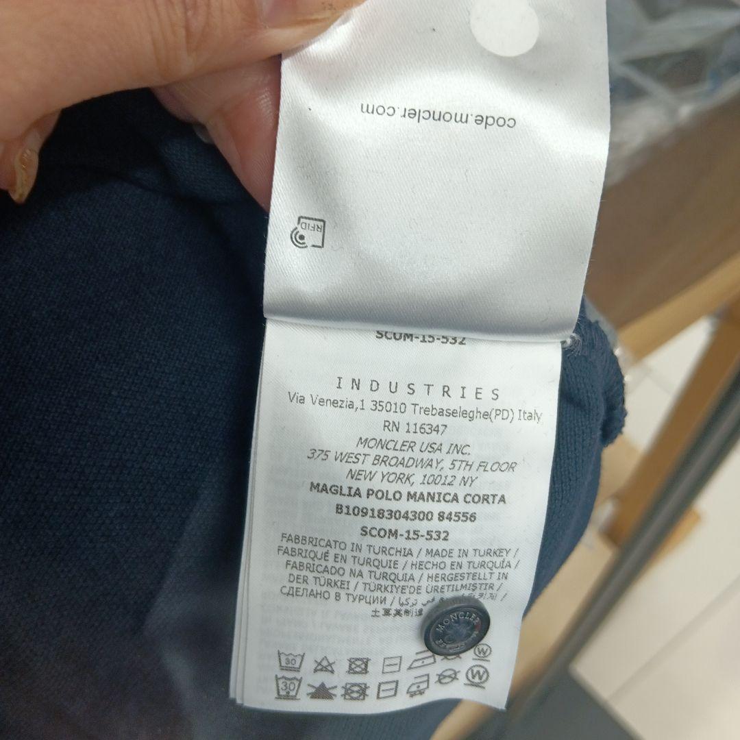断*離様 MONCLER/モンクレール/シンプル/定番/ポロシャツ/紺色/メンズ