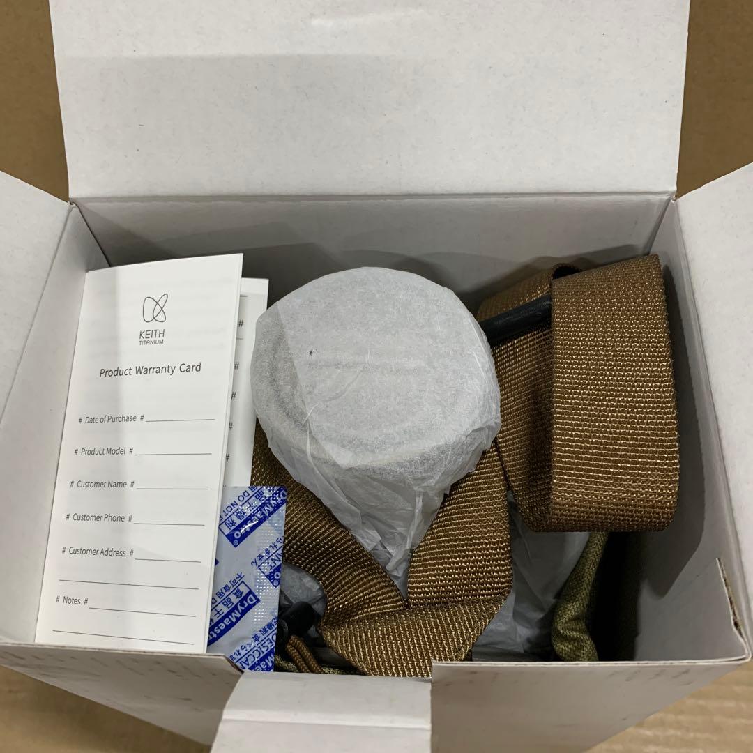 新品　KEITH チタン製軽量ミリタリーケトル 直火調理 ランチボックスポット