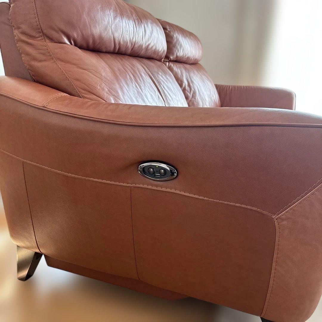 ⭐︎ニトリ⭐︎本革電動リクライニングソファ L502 ブラウン