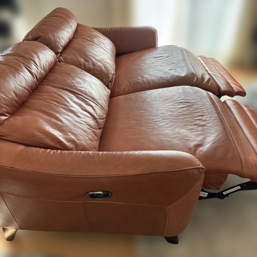 ⭐︎ニトリ⭐︎本革電動リクライニングソファ L502 ブラウン