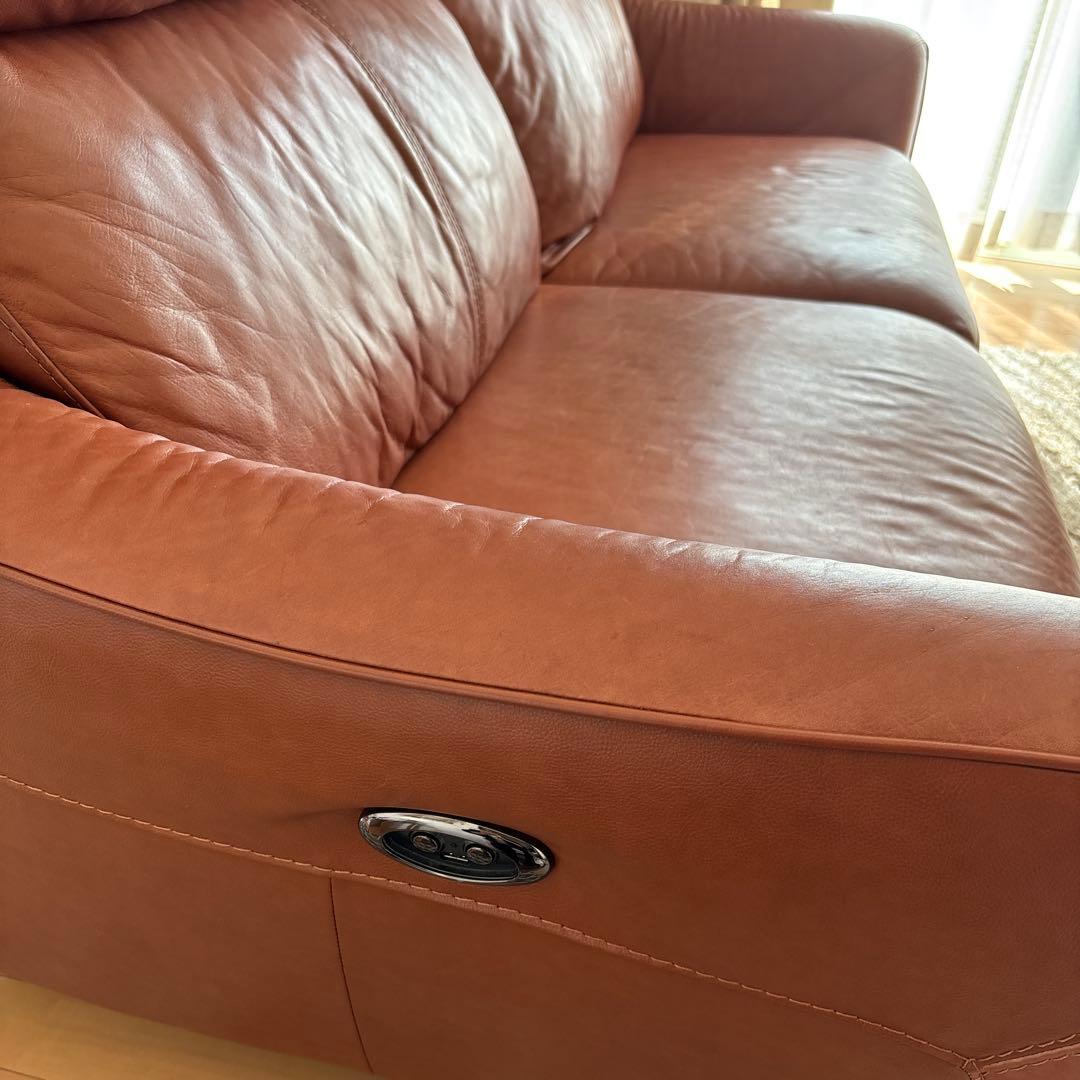 ⭐︎ニトリ⭐︎本革電動リクライニングソファ L502 ブラウン