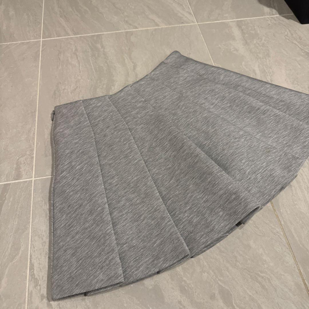 thetoe Marylebone Pleats Skirt グレー