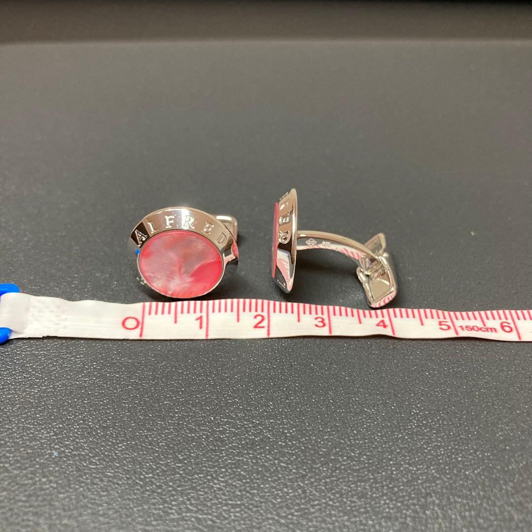 【極美品】ダンヒル　カフリンクス　マザーオブパール　シルバー925 ピンク