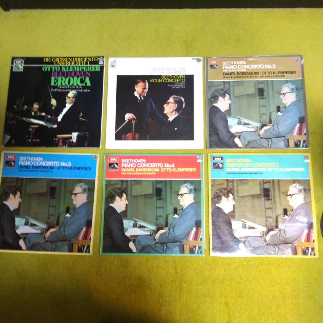 クレンペラーによるベートーヴェン作品集、英国盤ステレオ盤ＬＰ６枚組