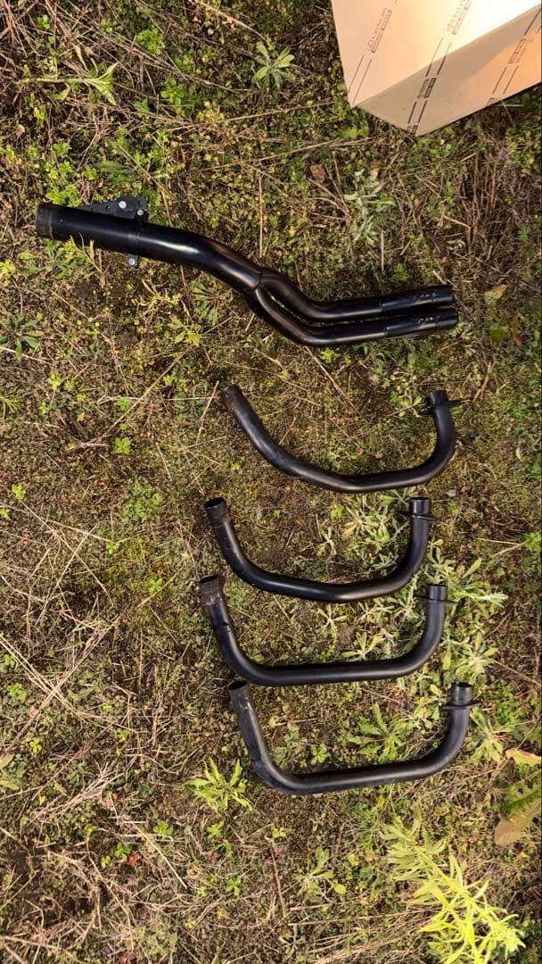 ZRX400 ガニマタ マフラー