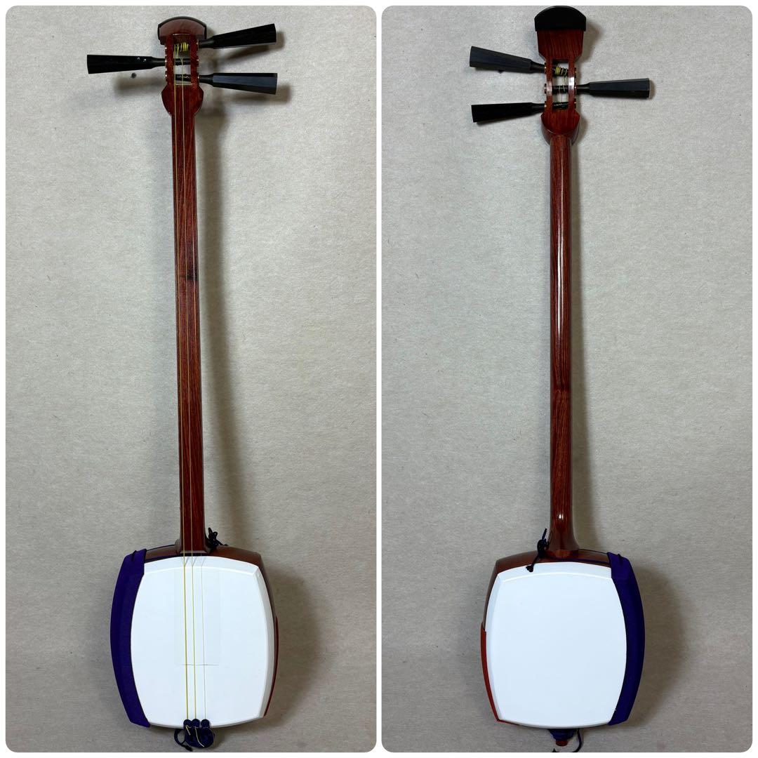 にちわ印 銀河印 津軽三味線 三味線 花梨 太棹 延棹 ハードケース