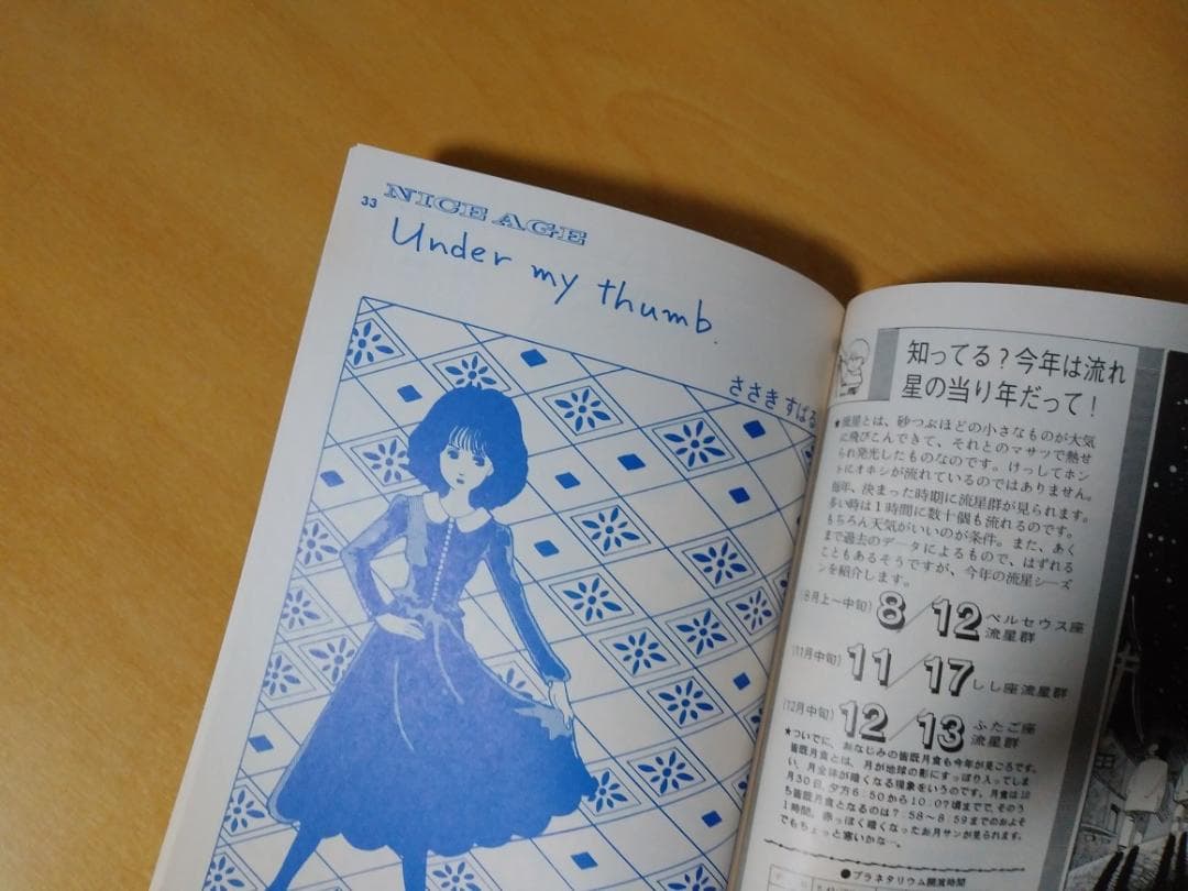 nice age 創刊号 森博嗣 ささきすばる 同人誌 漫画 森むく 1982