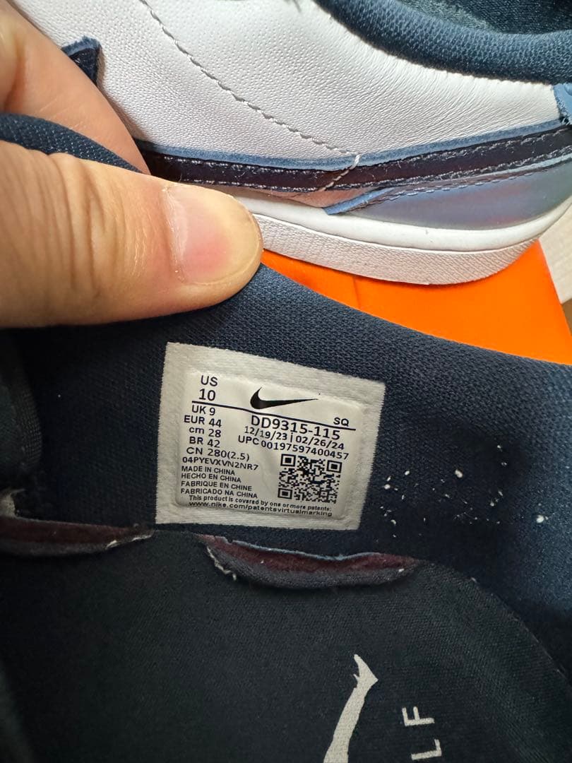 シューズ(男性用) Nike Jordan 1 Low Golf Aege Storm 28