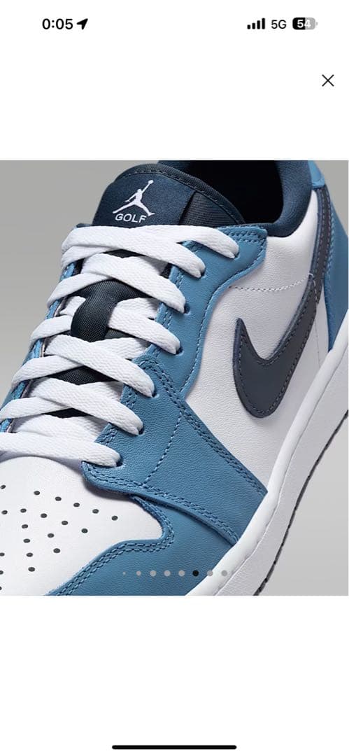 シューズ(男性用) Nike Jordan 1 Low Golf Aege Storm 28