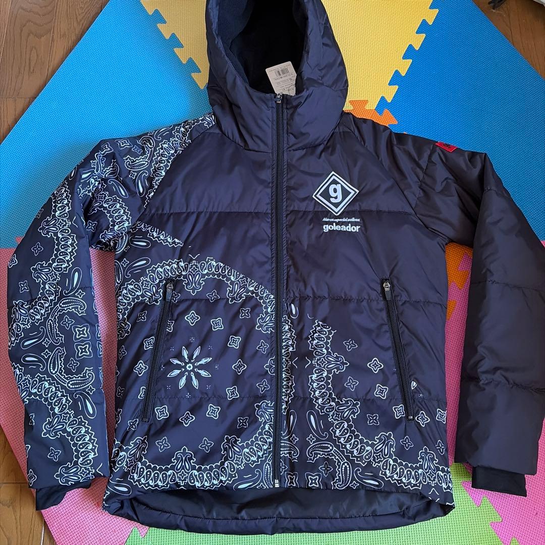 ☆最終値下げ☆新品 ゴレアドール 中綿ジャケット ブラック×ペイズリー柄 S