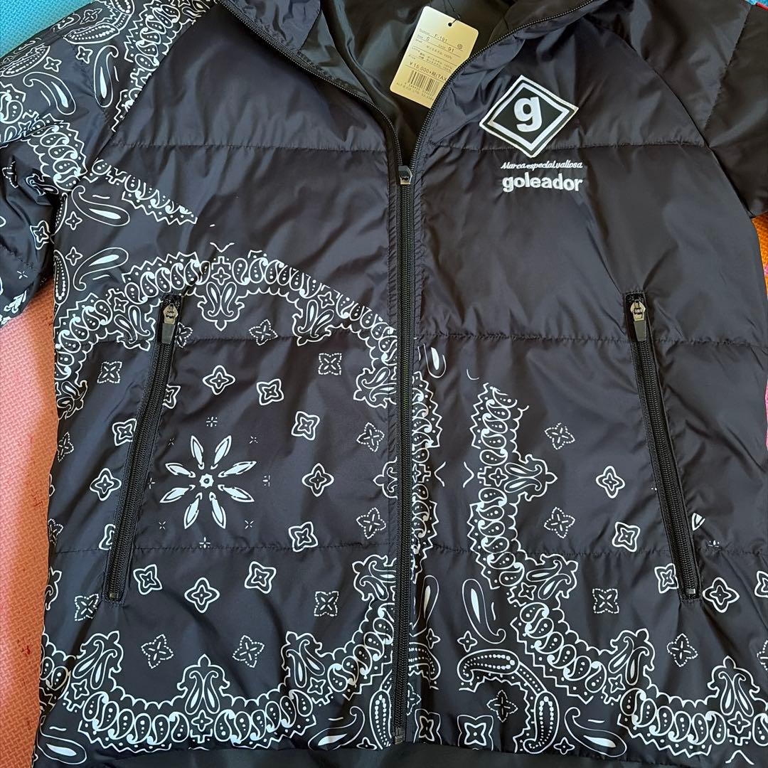 ☆最終値下げ☆新品 ゴレアドール 中綿ジャケット ブラック×ペイズリー柄 S