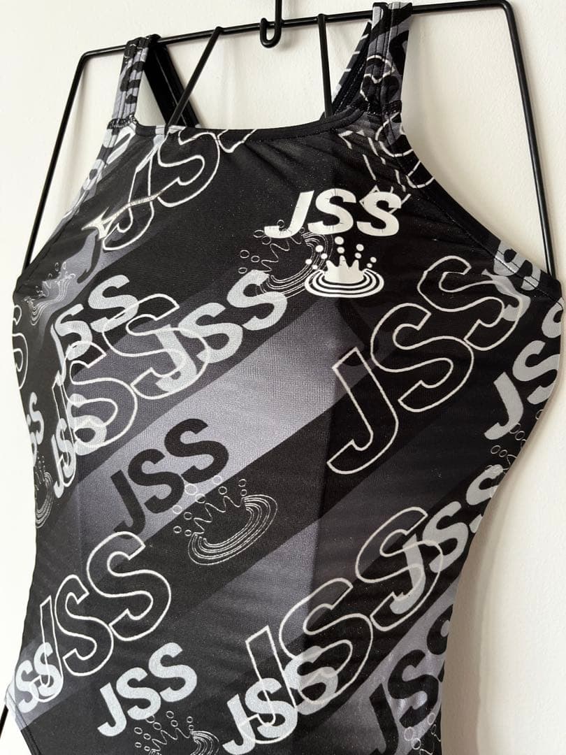 JSS ミズノ競泳水着 ハイレグ 黒系 中古使用感あり 練習水着撮影水着