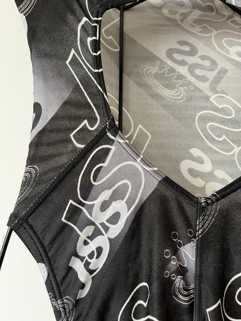 JSS ミズノ競泳水着 ハイレグ 黒系 中古使用感あり 練習水着撮影水着