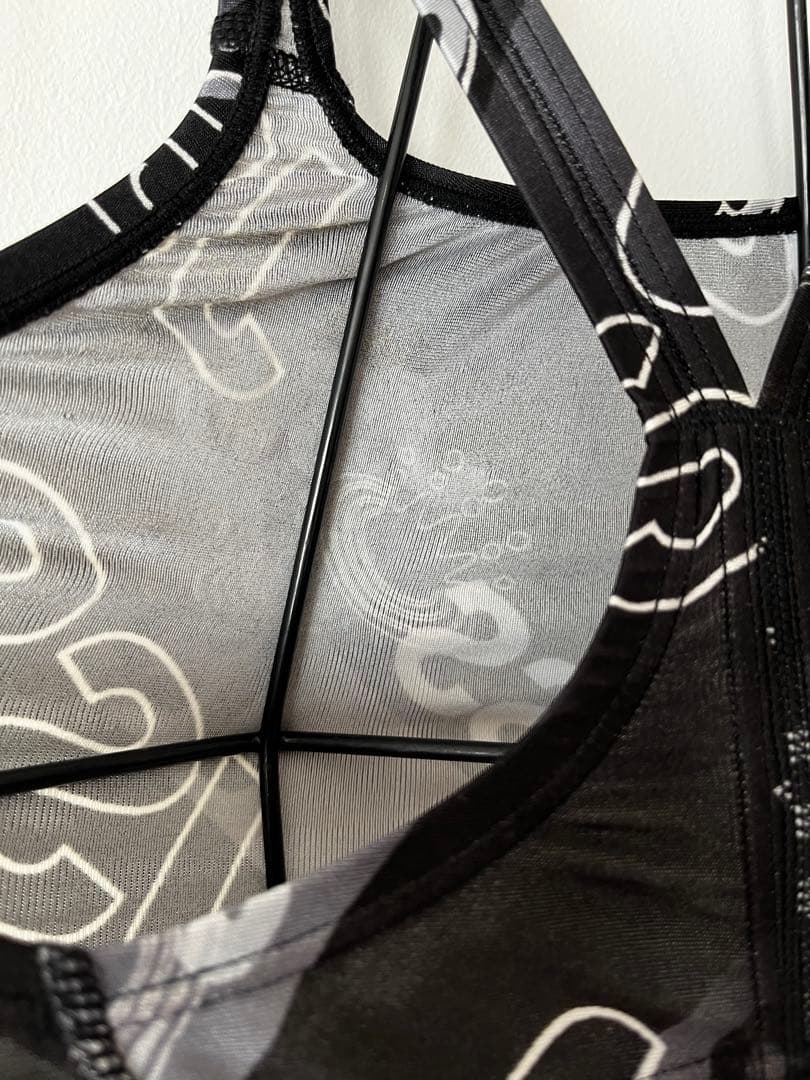 JSS ミズノ競泳水着 ハイレグ 黒系 中古使用感あり 練習水着撮影水着