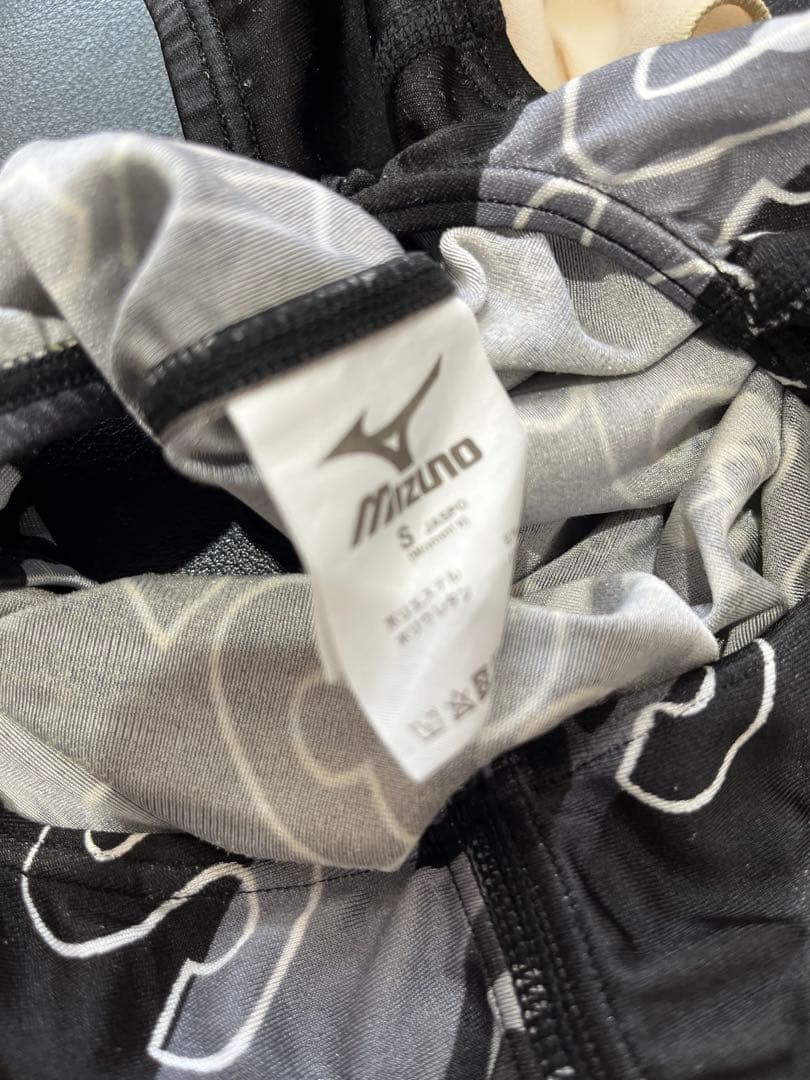 JSS ミズノ競泳水着 ハイレグ 黒系 中古使用感あり 練習水着撮影水着