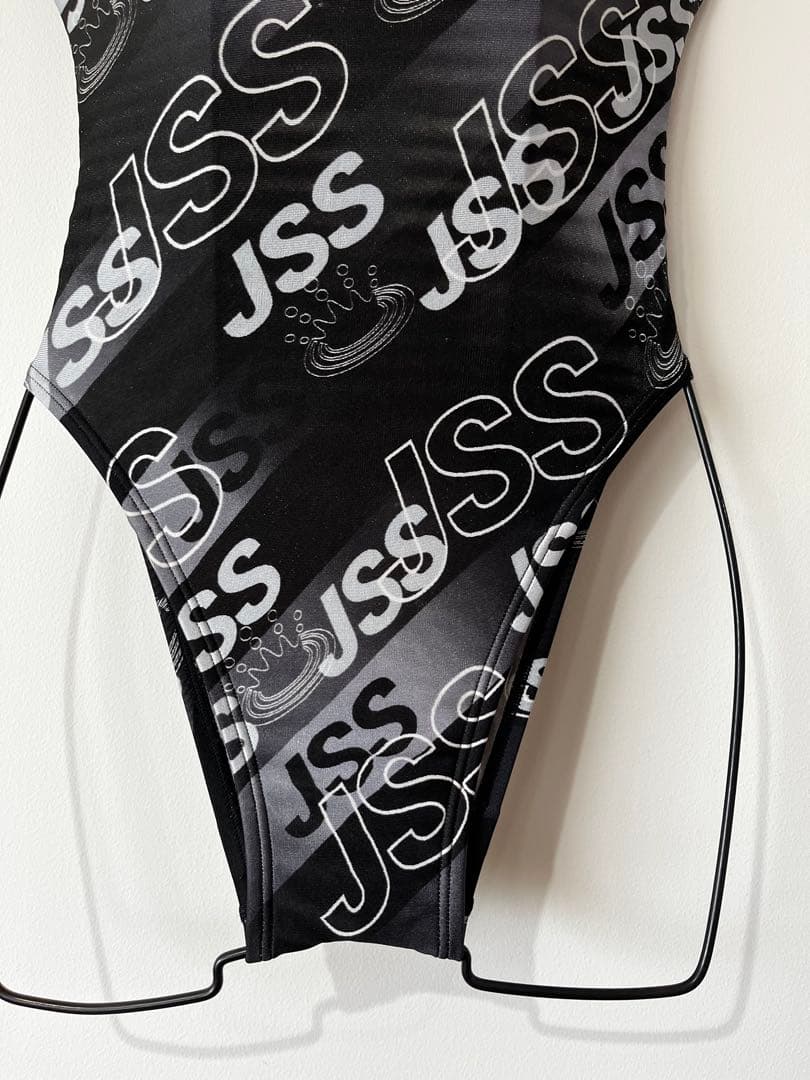 JSS ミズノ競泳水着 ハイレグ 黒系 中古使用感あり 練習水着撮影水着