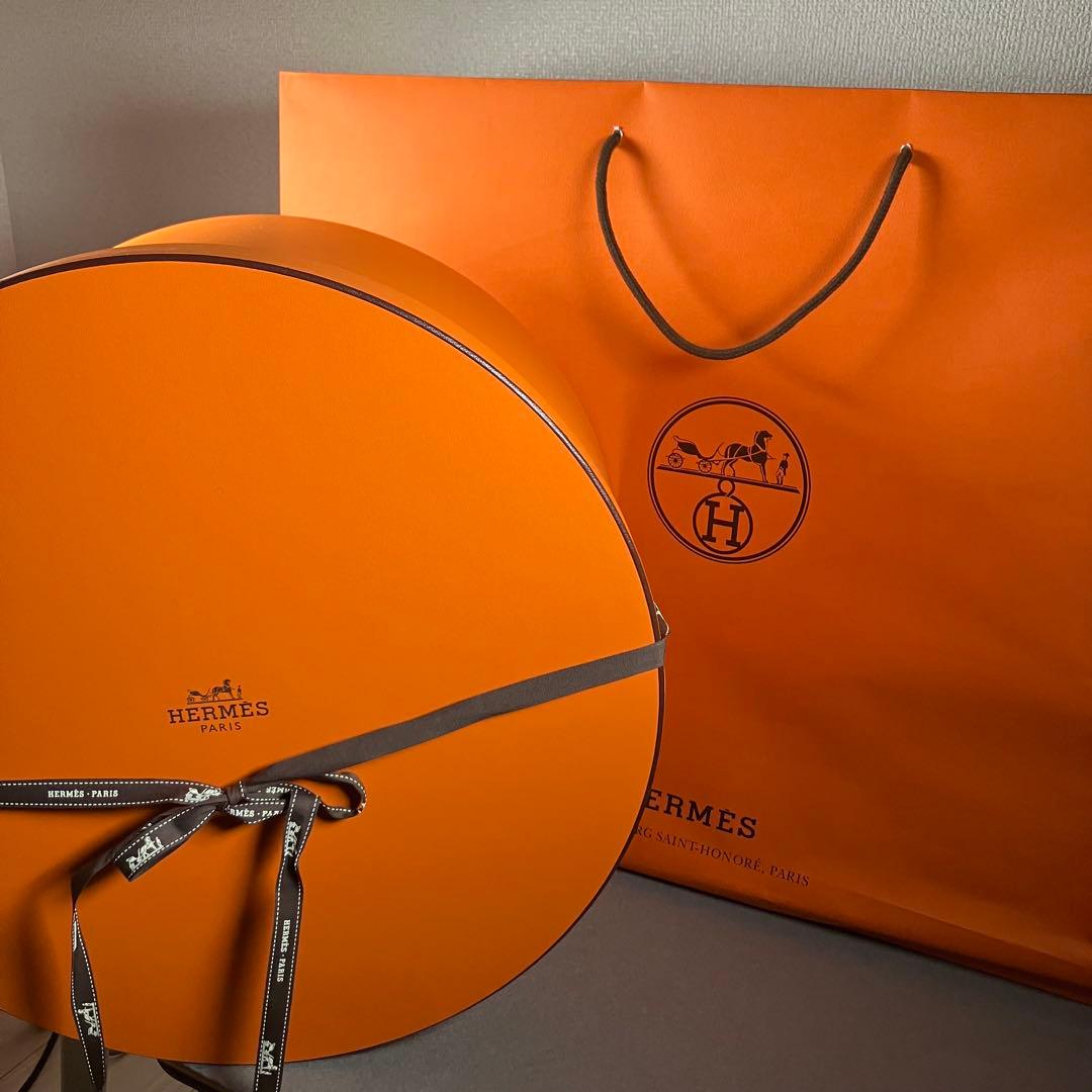 【新品未使用】HERMES フェルトハット 黒