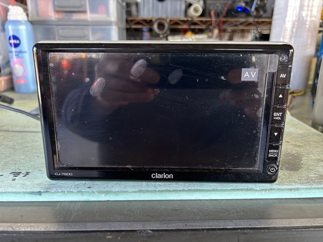 clarionモニターCJ-7600A バックカメラモニター