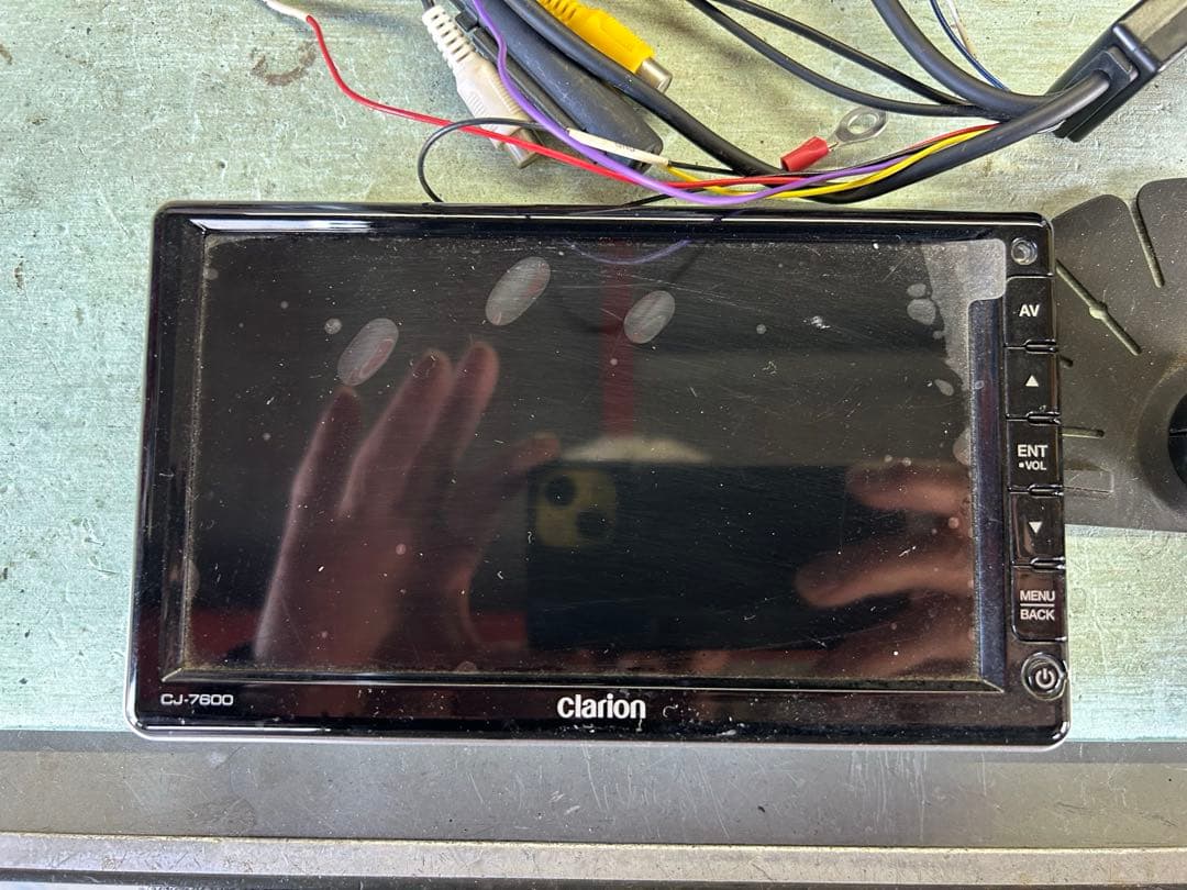 clarionモニターCJ-7600A バックカメラモニター