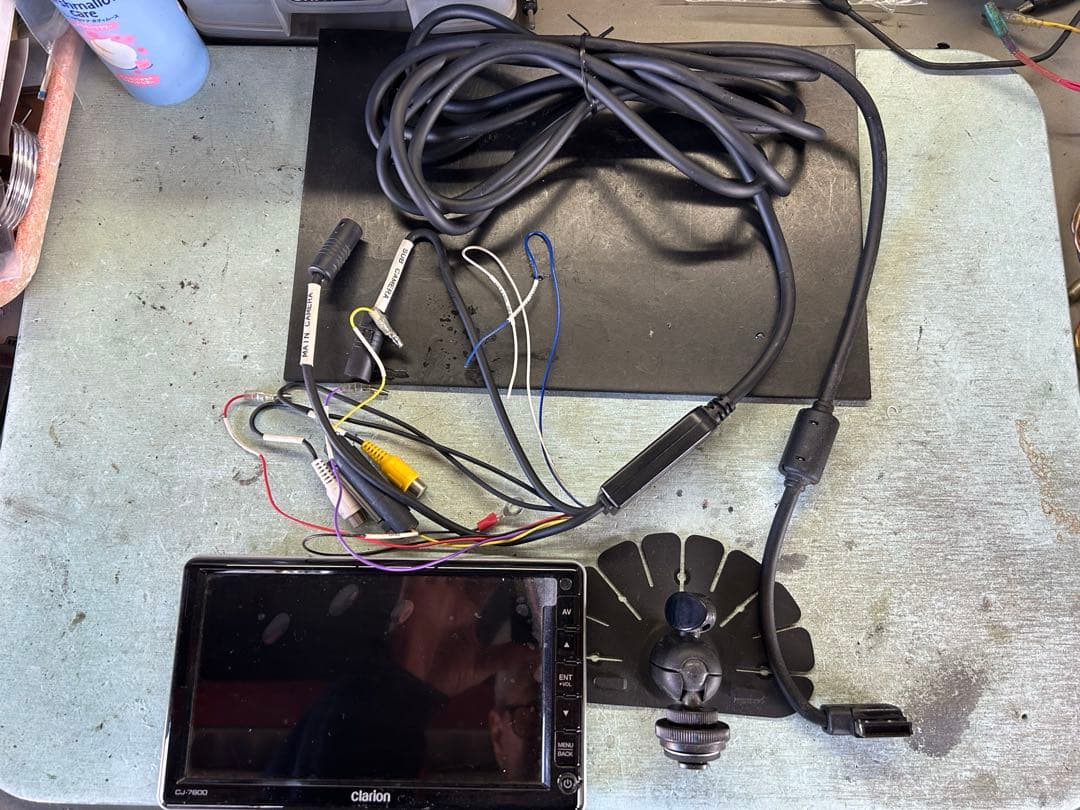 clarionモニターCJ-7600A バックカメラモニター