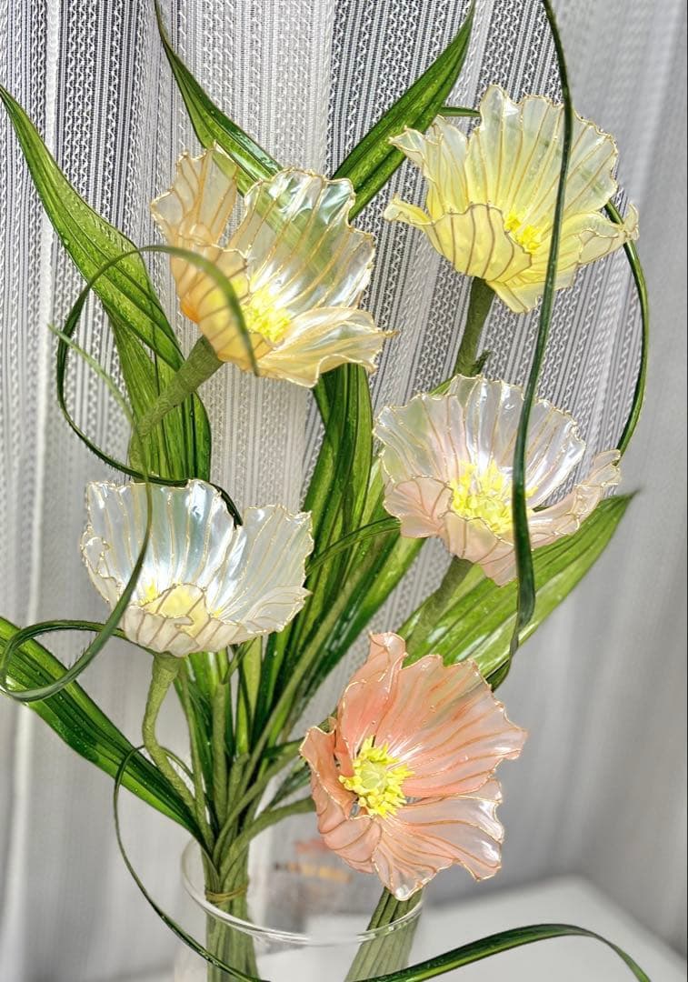 アメリカンフラワー　ディップフラワー　NO.179（ポピー）とNO.180