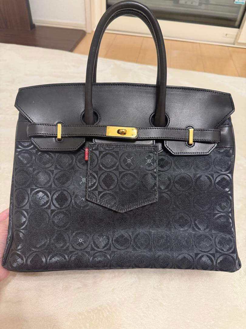 【激レア】エヴィス　デニムバーキン　バッグ　家紋