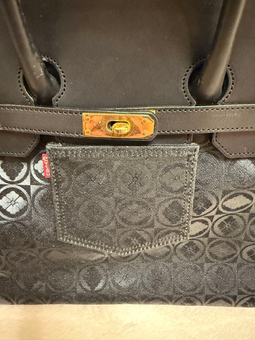 【激レア】エヴィス　デニムバーキン　バッグ　家紋