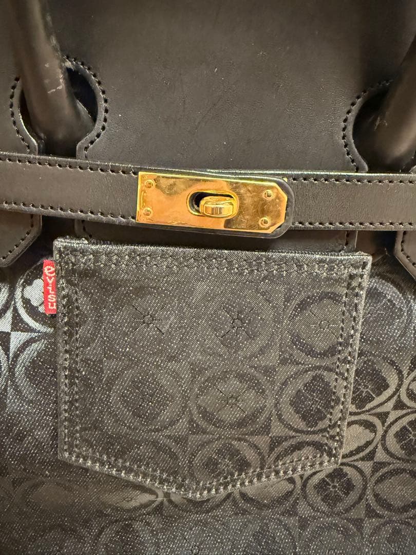 【激レア】エヴィス　デニムバーキン　バッグ　家紋