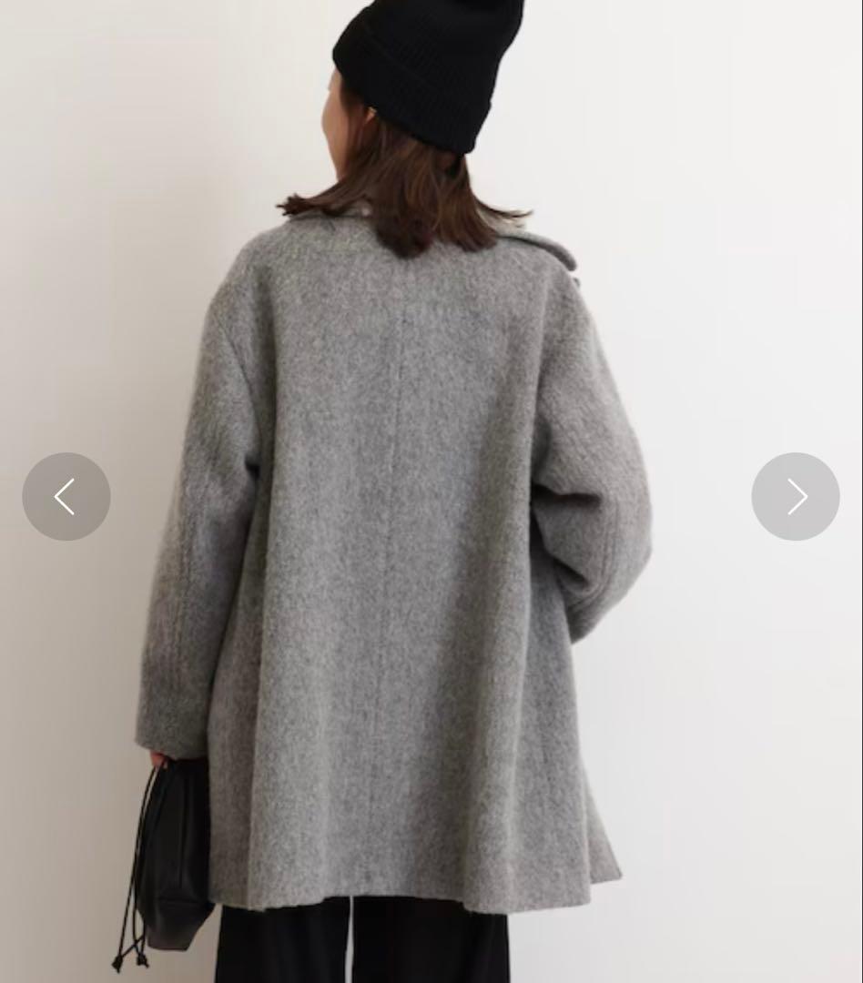 JOURNAL STANDARD 尾州ウールシャギーミドルコート 美品