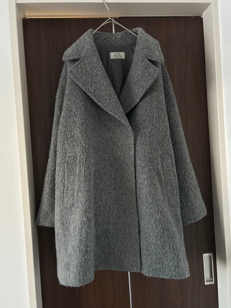 JOURNAL STANDARD 尾州ウールシャギーミドルコート 美品