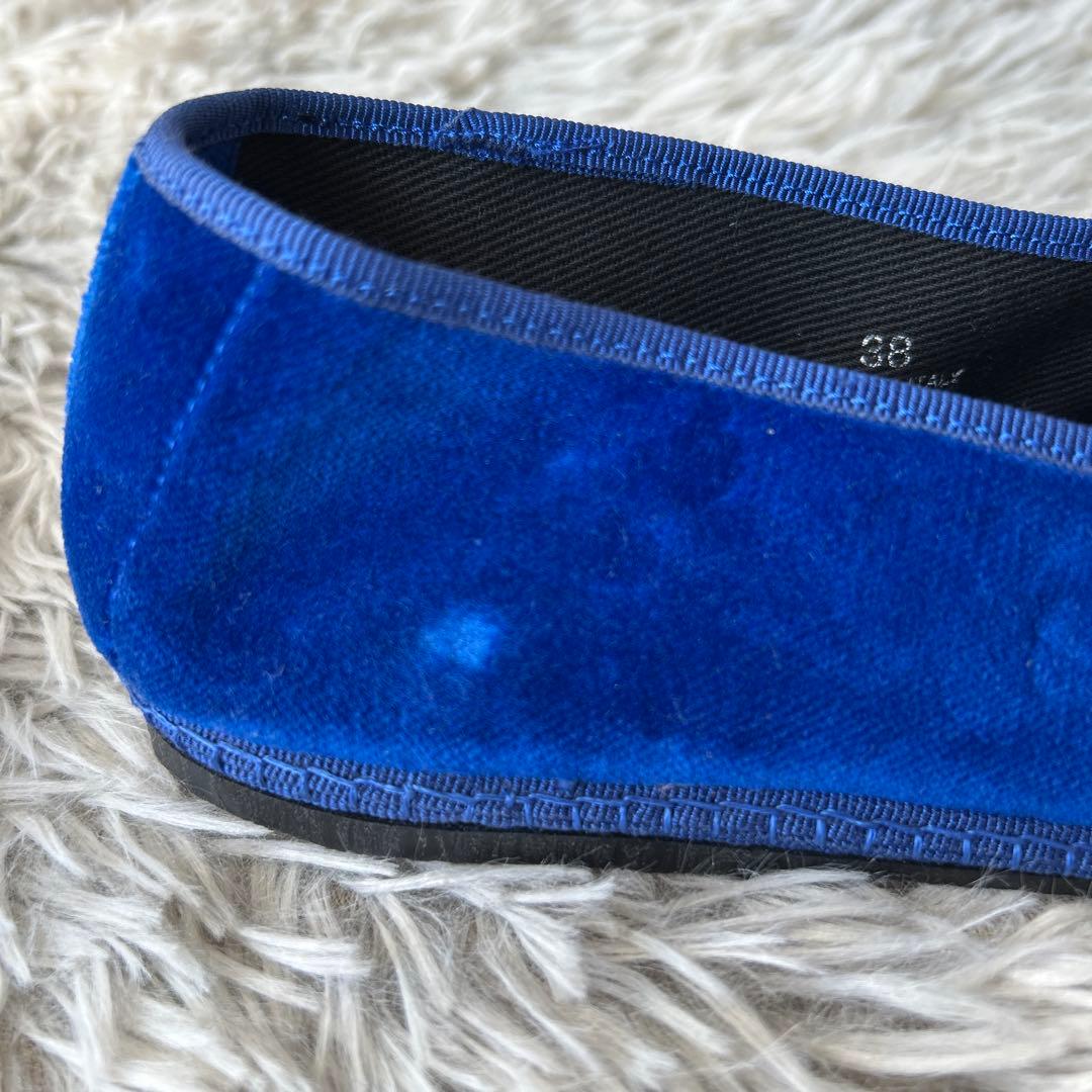 【未使用品】Sciuscià / シューシャ TRAGARA ブルー 38サイズ