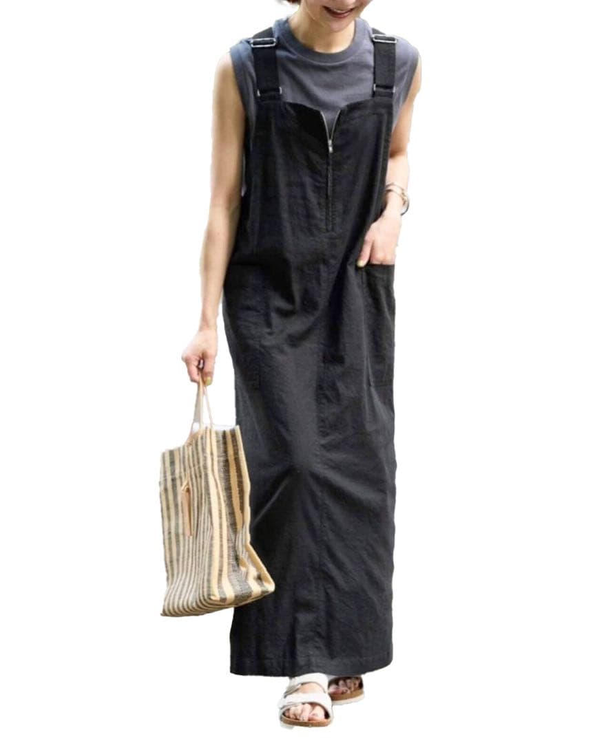 スローブイエナ　サロペットロングスカート