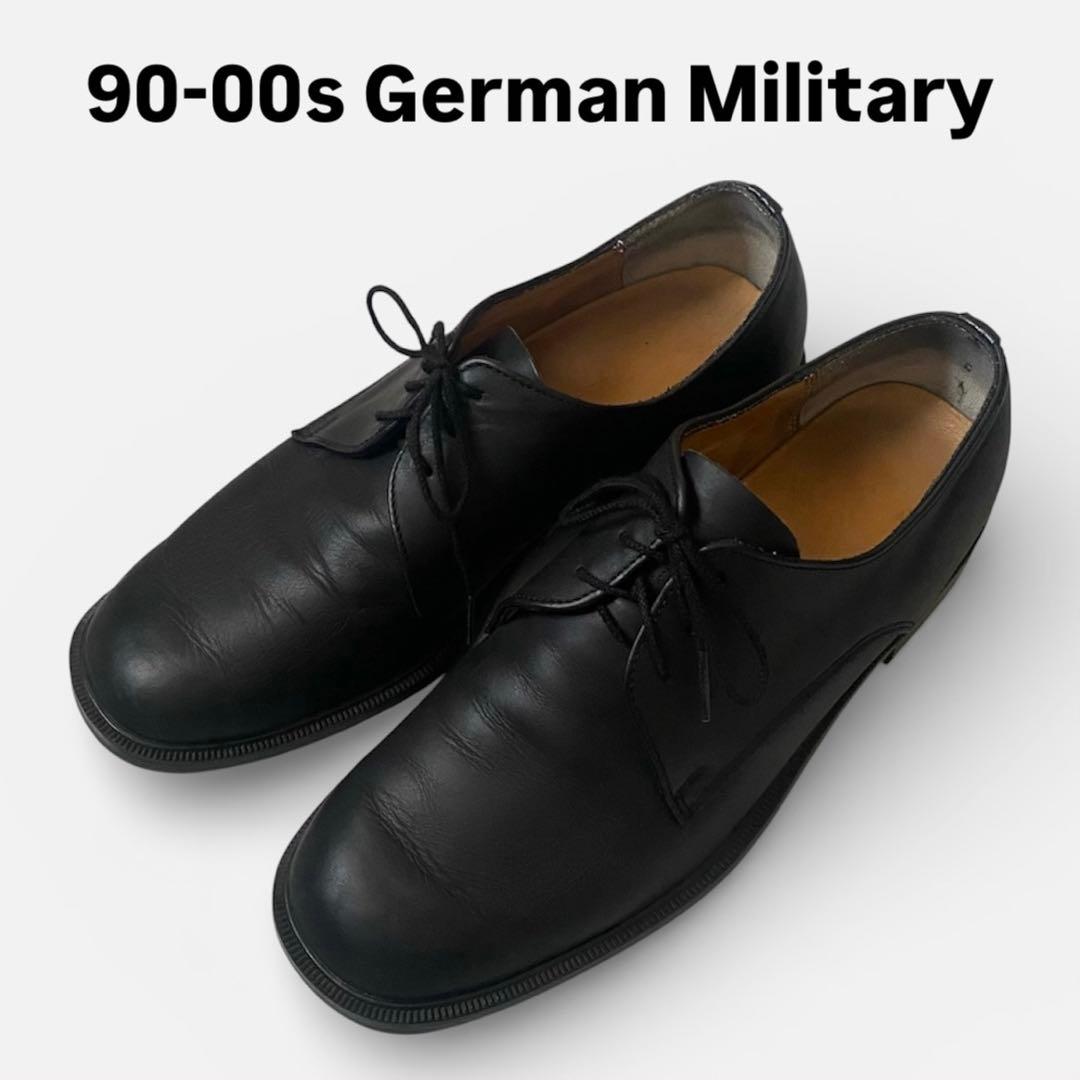 90-00s ドイツ軍 レザーオフィサーシューズ German Military