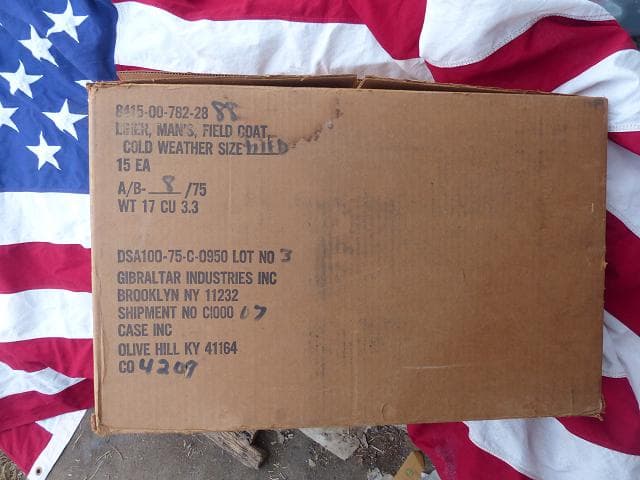 1975” 米軍実物 デッド M65 フィールドジャケット用ライナー M 209