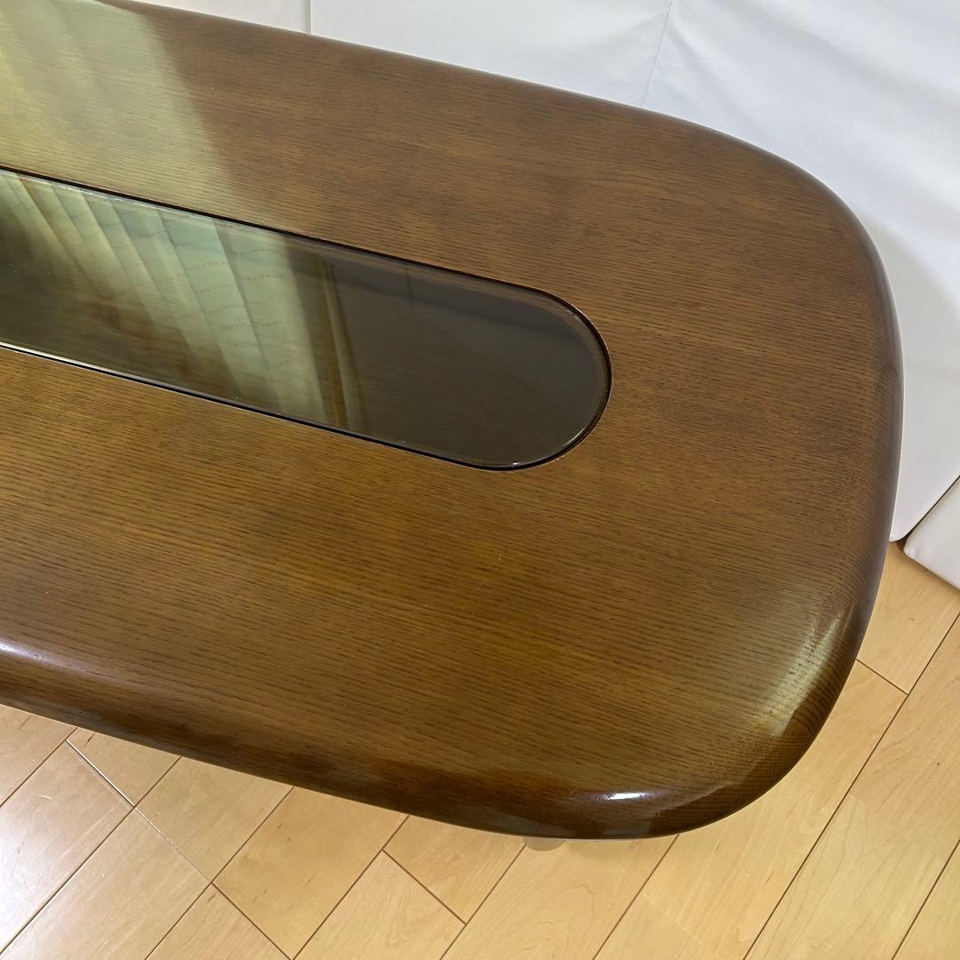 karimoku カリモク センターテーブル　ローテーブルコーヒーテーブル丸型