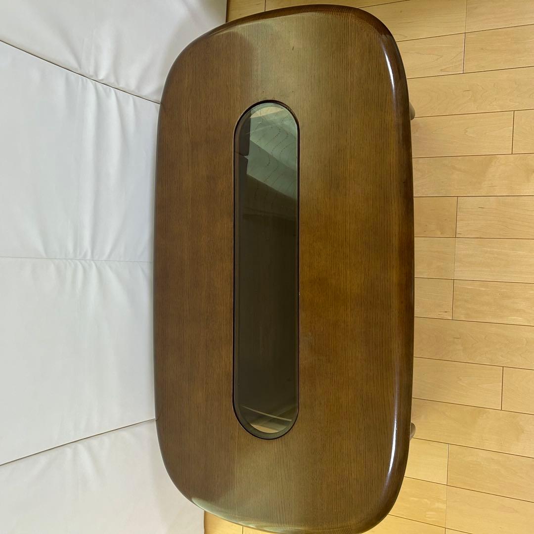 karimoku カリモク センターテーブル　ローテーブルコーヒーテーブル丸型