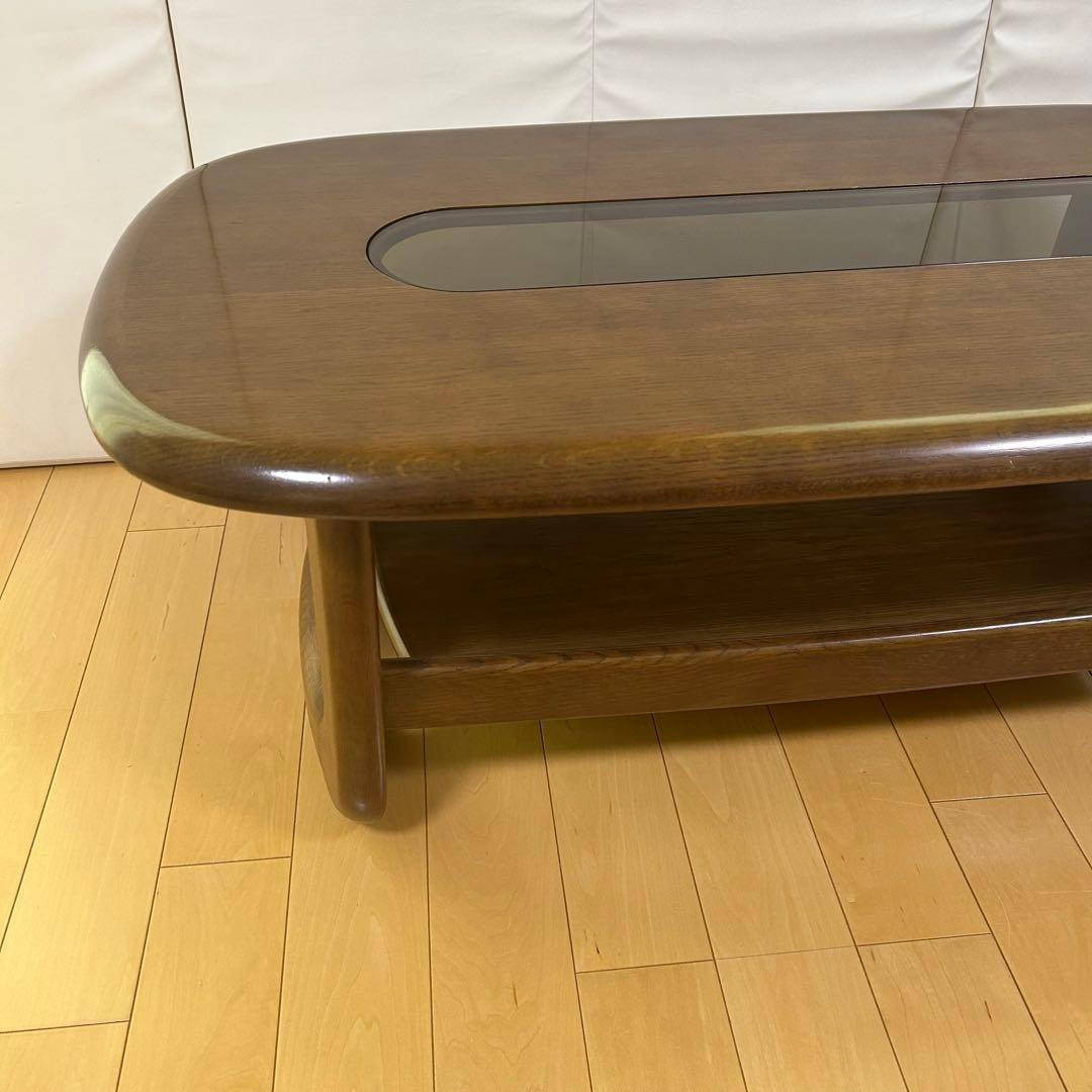 karimoku カリモク センターテーブル　ローテーブルコーヒーテーブル丸型