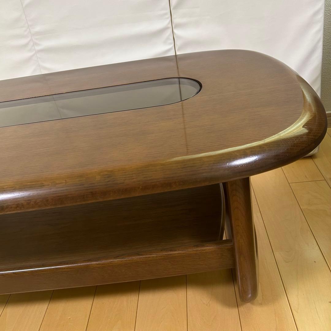 karimoku カリモク センターテーブル　ローテーブルコーヒーテーブル丸型