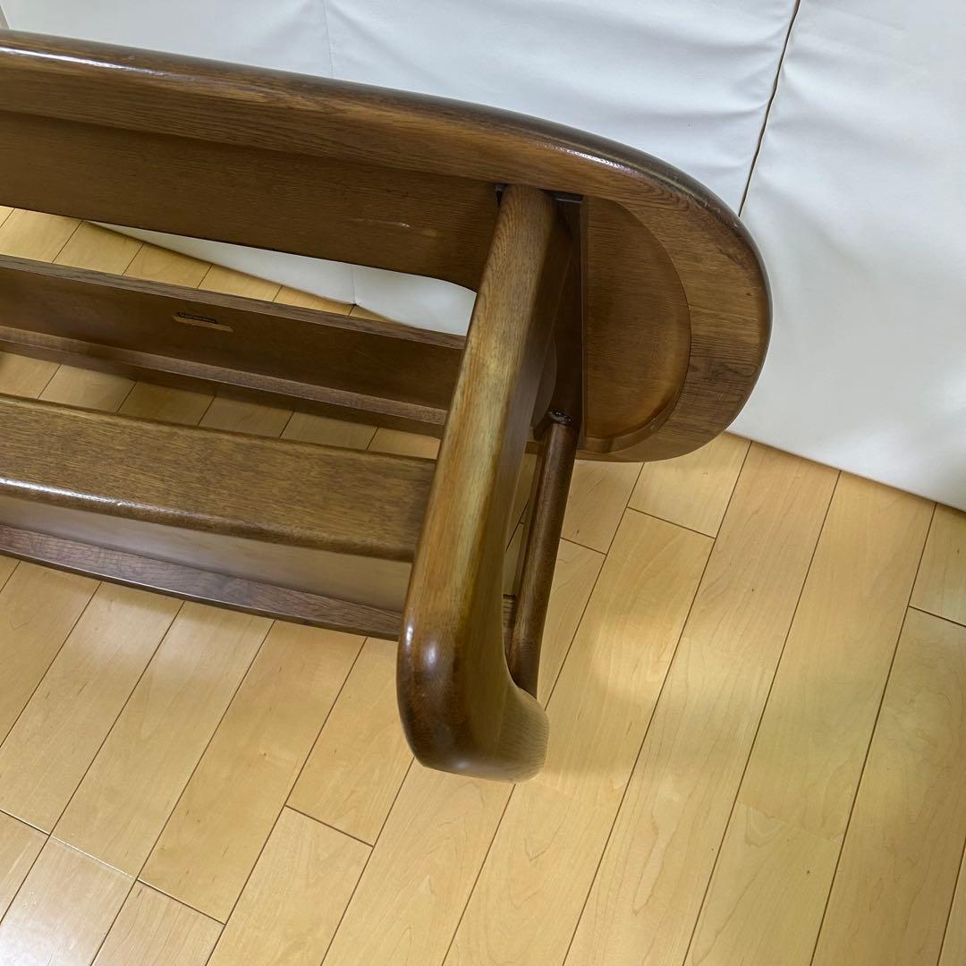 karimoku カリモク センターテーブル　ローテーブルコーヒーテーブル丸型