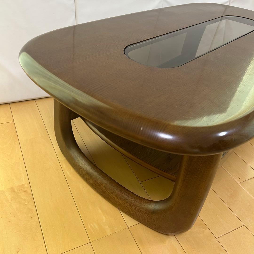 karimoku カリモク センターテーブル　ローテーブルコーヒーテーブル丸型