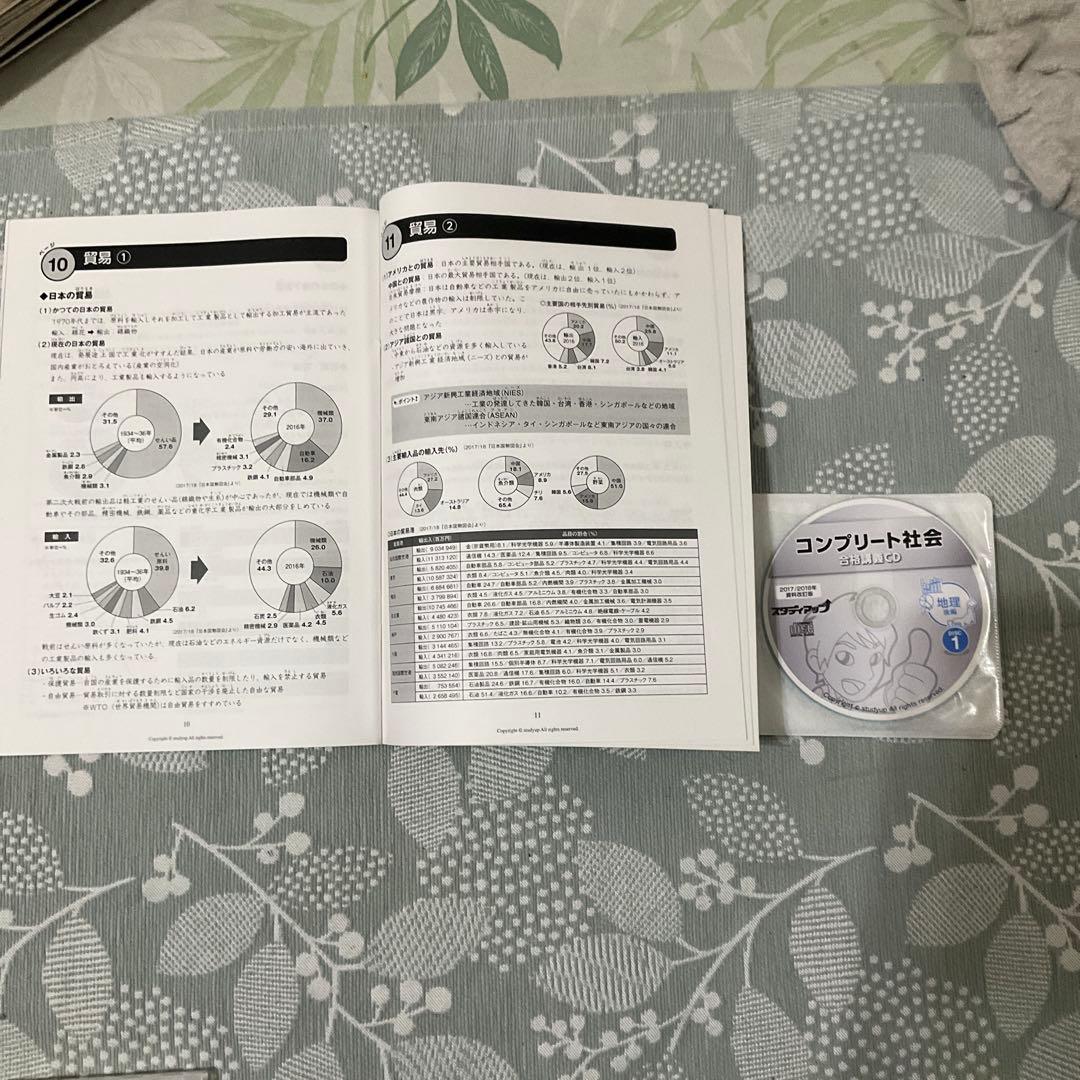 スタディアップ　社会　　地理　2017/2018