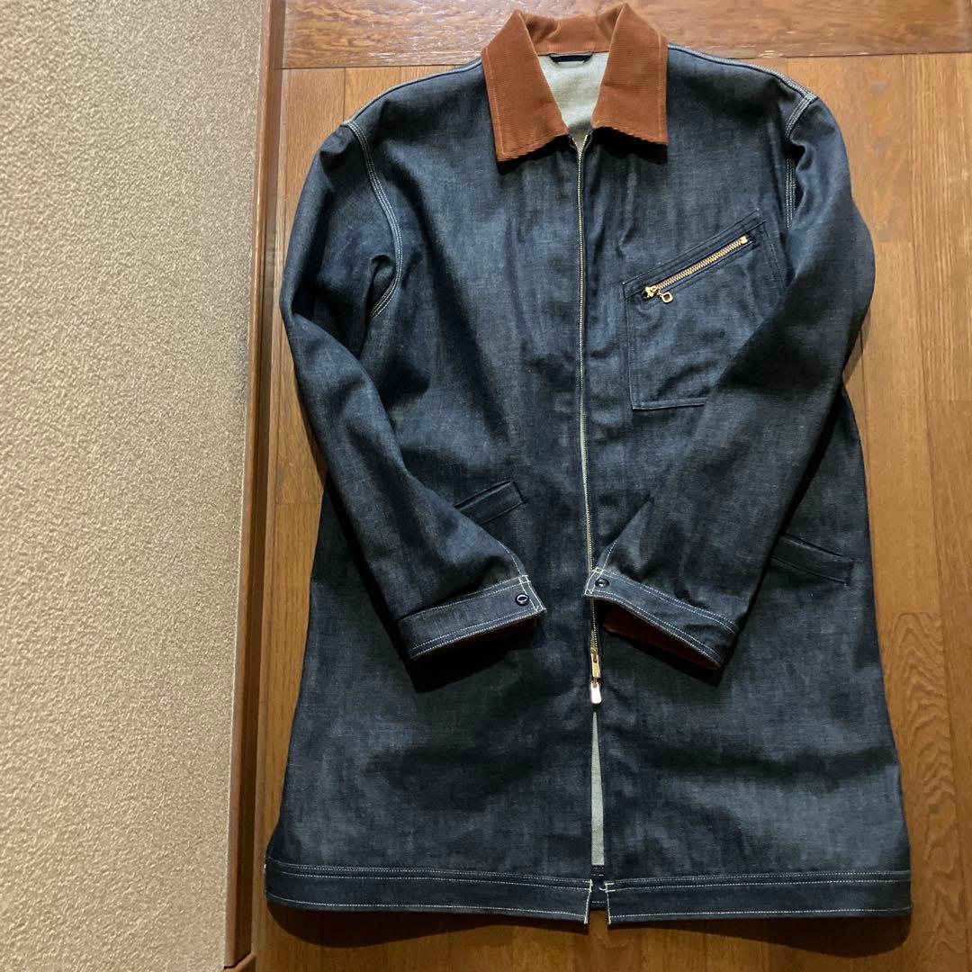 UNITED ARROWS & SONS 衿袖コーデュロイ デニムコート M